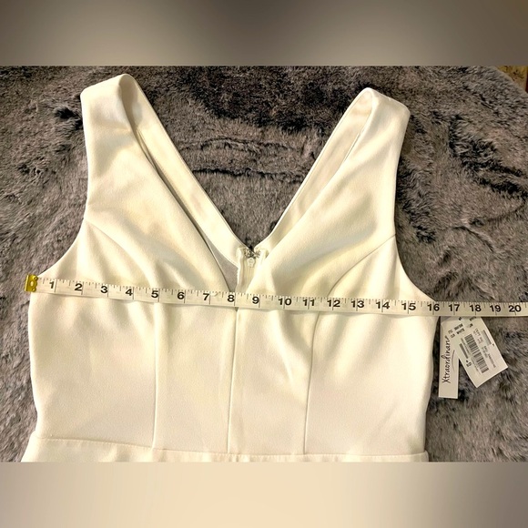 NWT Xtraordinary White Bodycon Mini Dress, Sheer Mesh Back, XL Juniors, 8 womens - Picture 16 of 16